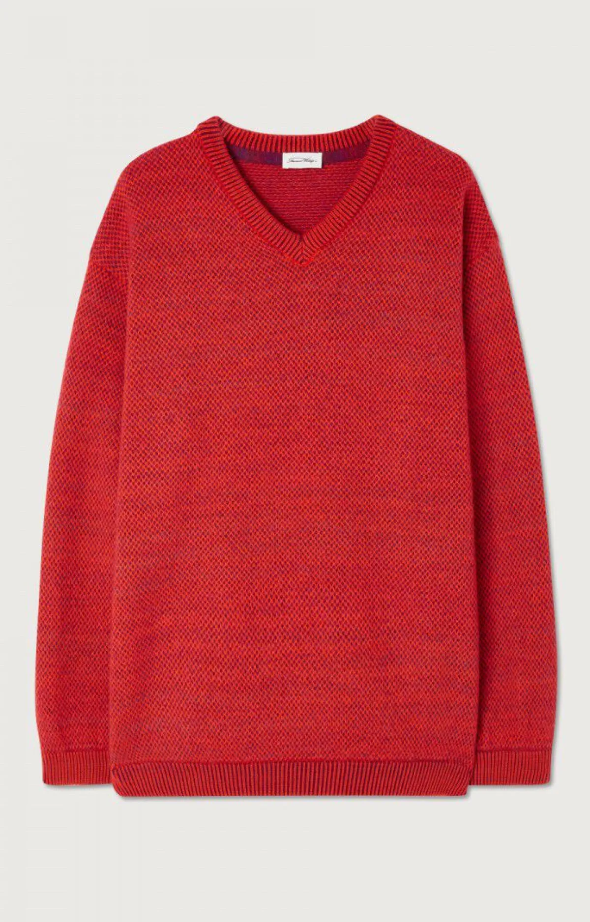 American Vintage Men'S Jumper Poabay Red Multimelange Shop