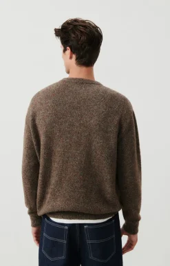 American Vintage Men'S Jumper Pyatury Brown Multimelange Online