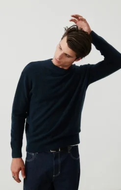 American Vintage Men'S Jumper Razpark Abysse Melange Fashion
