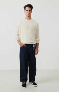 American Vintage Men'S Jumper Razpark Ecru Multimelange Discount