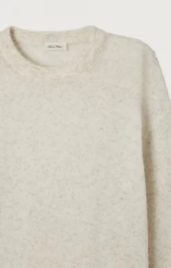 American Vintage Men'S Jumper Razpark Ecru Multimelange Discount