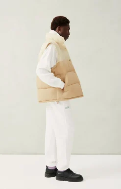 American Vintage Men'S Padded Jacket Zotcity Cream Store