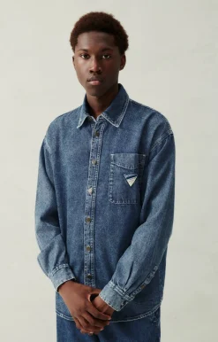 American Vintage Men'S Shirt Astury Stone Store