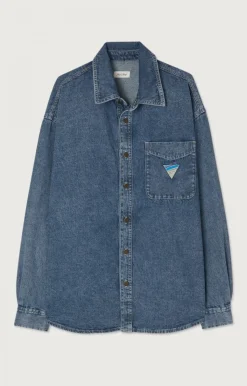American Vintage Men'S Shirt Astury Stone Store