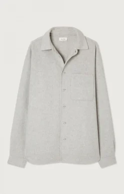 American Vintage Men'S Shirt Dadoulove Polar Melange Sale