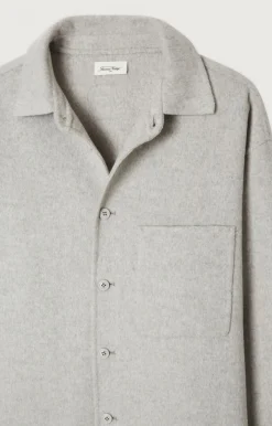 American Vintage Men'S Shirt Dadoulove Polar Melange Sale