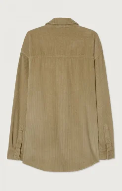 American Vintage Men'S Shirt Padow Vintage Oat Online