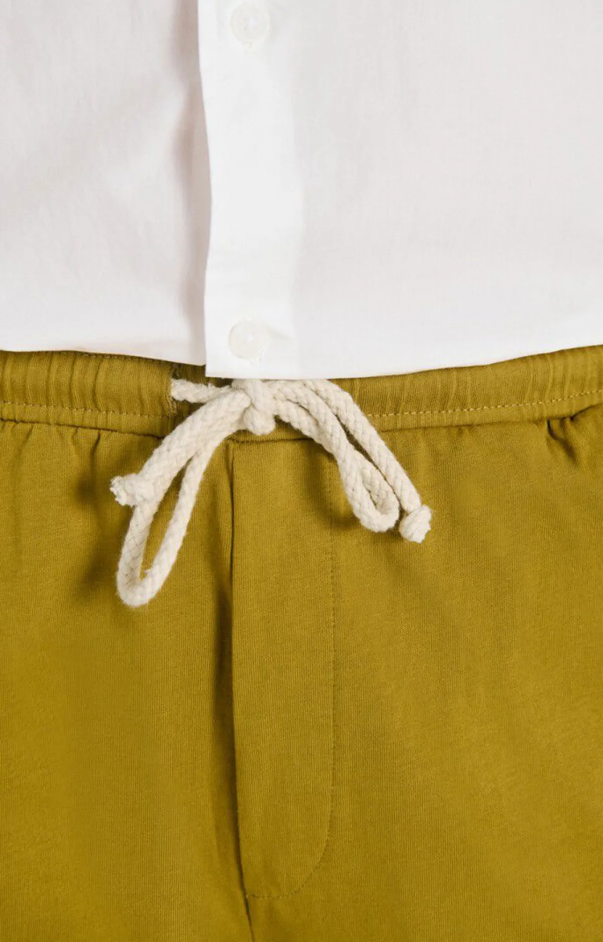American Vintage Men'S Shorts Fizvalley Vintage Saffron Sale