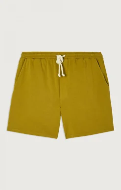 American Vintage Men'S Shorts Fizvalley Vintage Saffron Sale