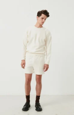 American Vintage Men'S Sweatshirt Bobypark Ecru Shop