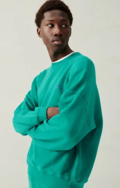 American Vintage Men'S Sweatshirt Izubird Vintage Mint Diabolo Best