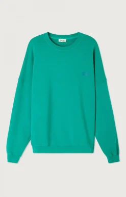 American Vintage Men'S Sweatshirt Izubird Vintage Mint Diabolo Best