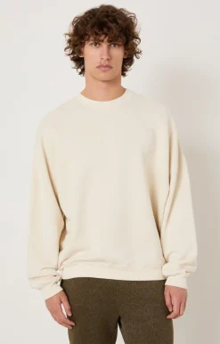 American Vintage Men'S Sweatshirt Xybay Ecru Shop
