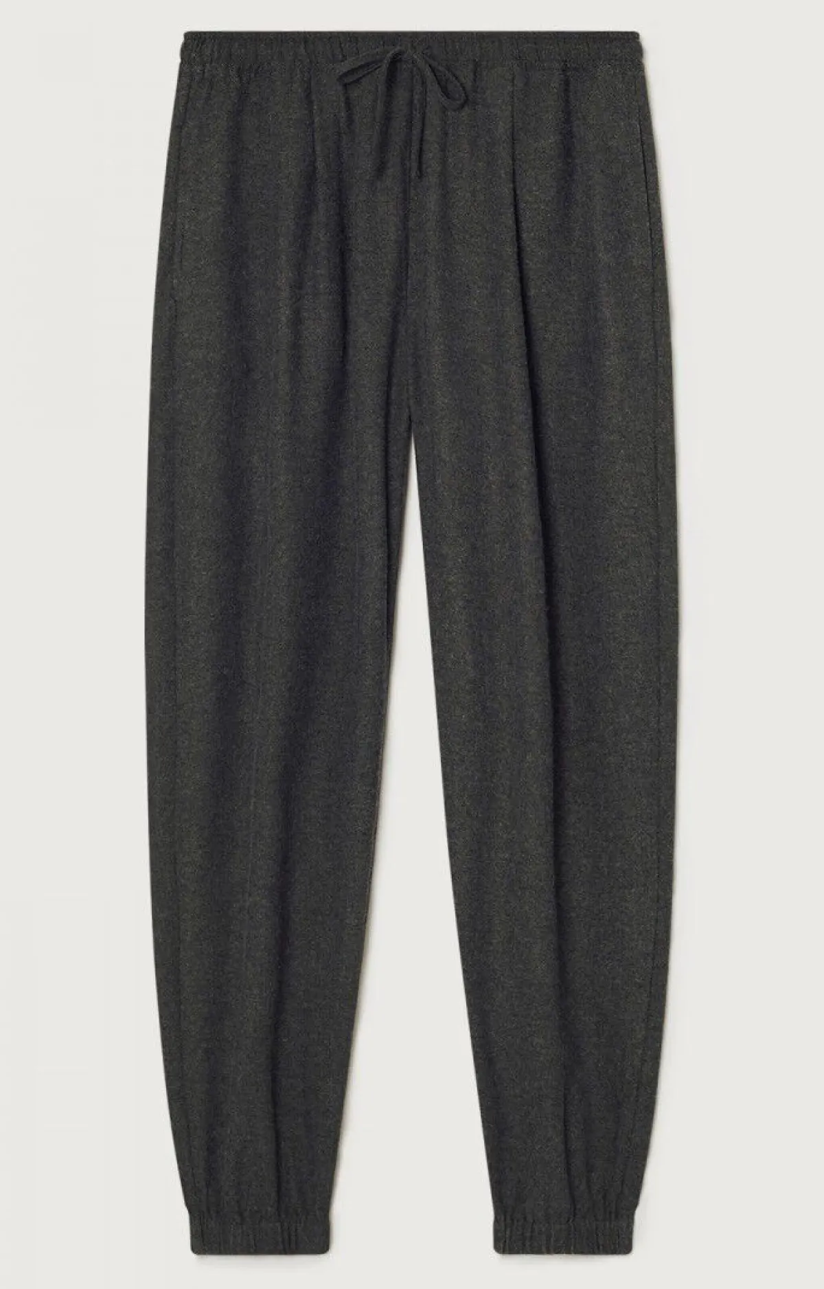 American Vintage Men'S Trousers Dakota Charcoal Melange Hot
