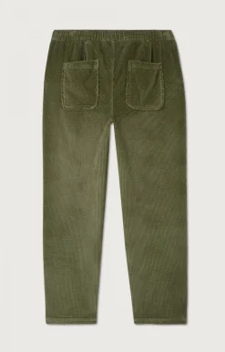 American Vintage Men'S Trouserspadow Khaki Vintage Fashion