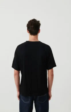 American Vintage Men'S T-Shirt Bysapick Black Flash Sale