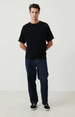 American Vintage Men'S T-Shirt Bysapick Black Flash Sale