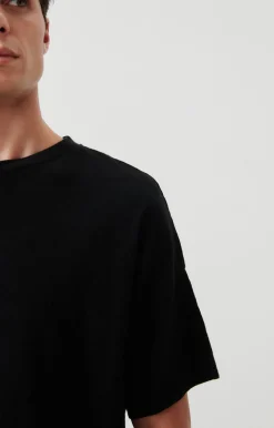 American Vintage Men'S T-Shirt Bysapick Black Flash Sale