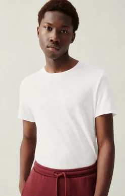 American Vintage Men'S T-Shirt Bysapick White Flash Sale