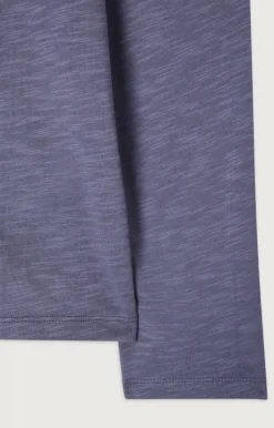 American Vintage Men'S T-Shirt Bysapick Mauve Grey Best