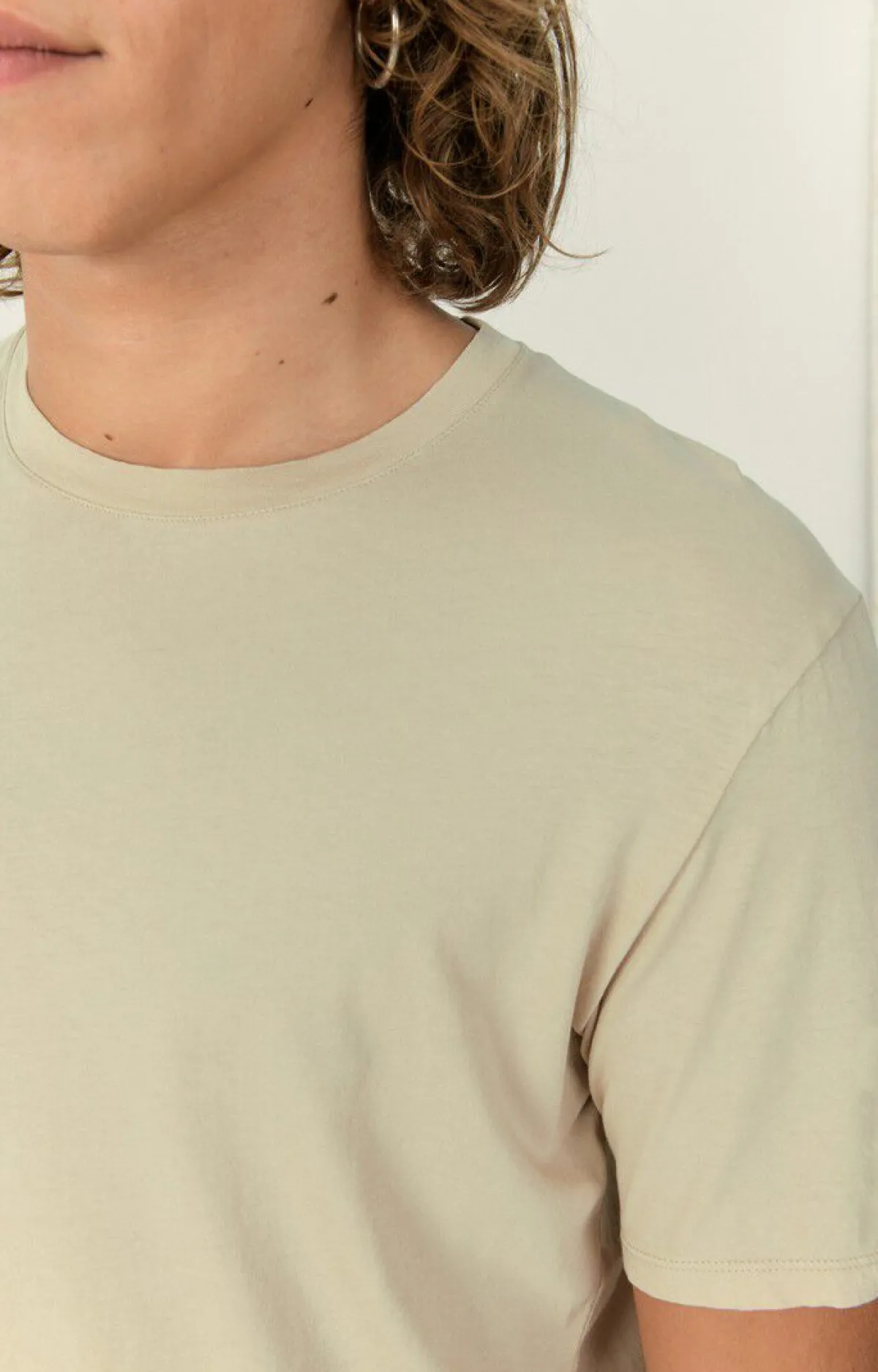 American Vintage Men'S T-Shirt Decatur Greige Cheap