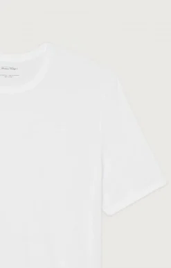 American Vintage Men'S T-Shirt Devon White Flash Sale