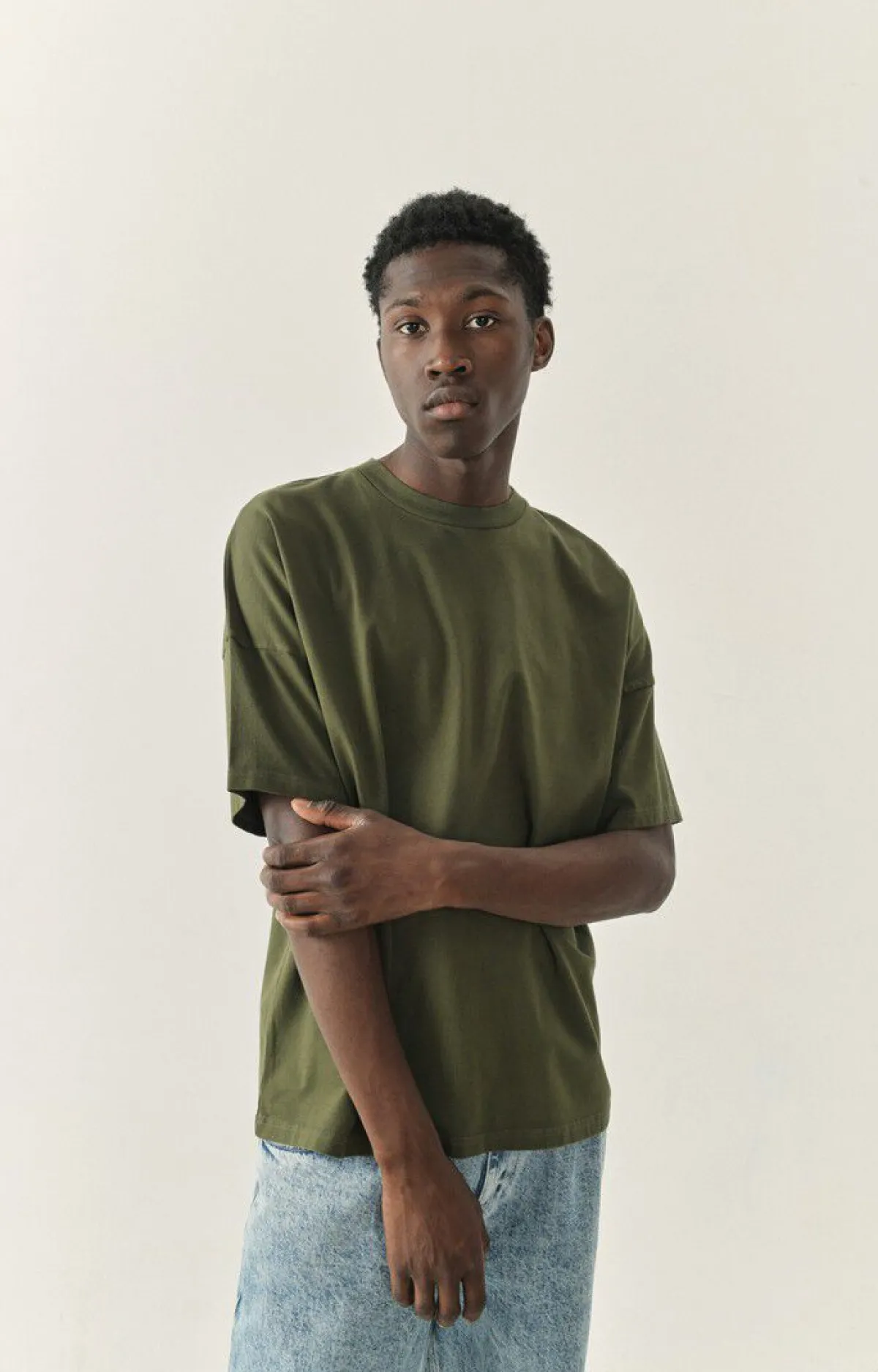 American Vintage Men'S T-Shirt Fizvalley Vintage Seaweed Best Sale