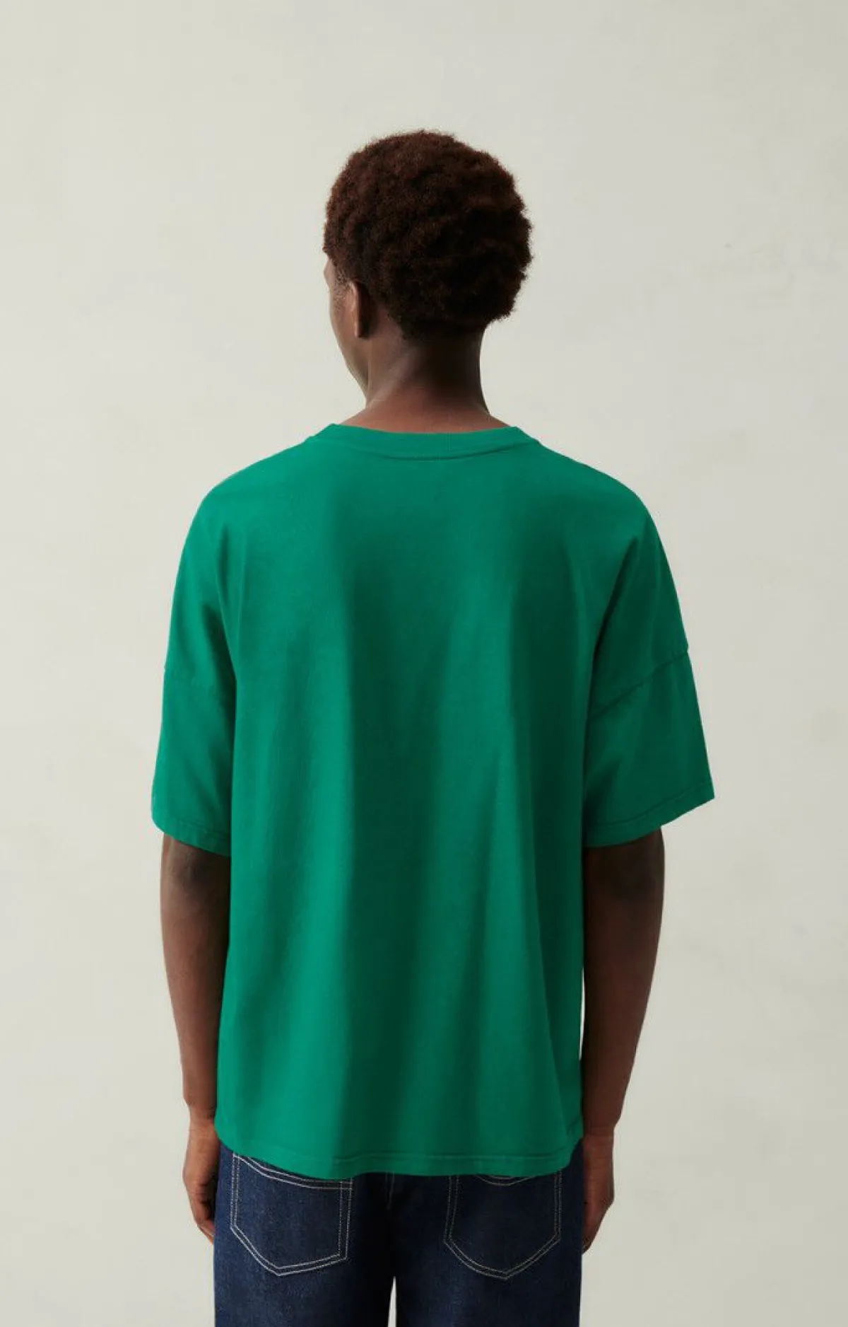 American Vintage Men'S T-Shirt Fizvalley Vintage Chlorophyll Hot