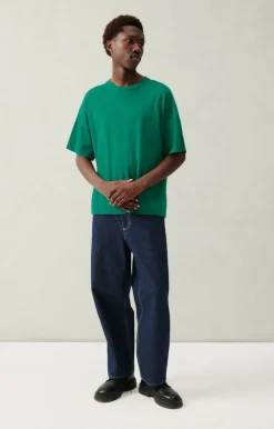 American Vintage Men'S T-Shirt Fizvalley Vintage Chlorophyll Hot