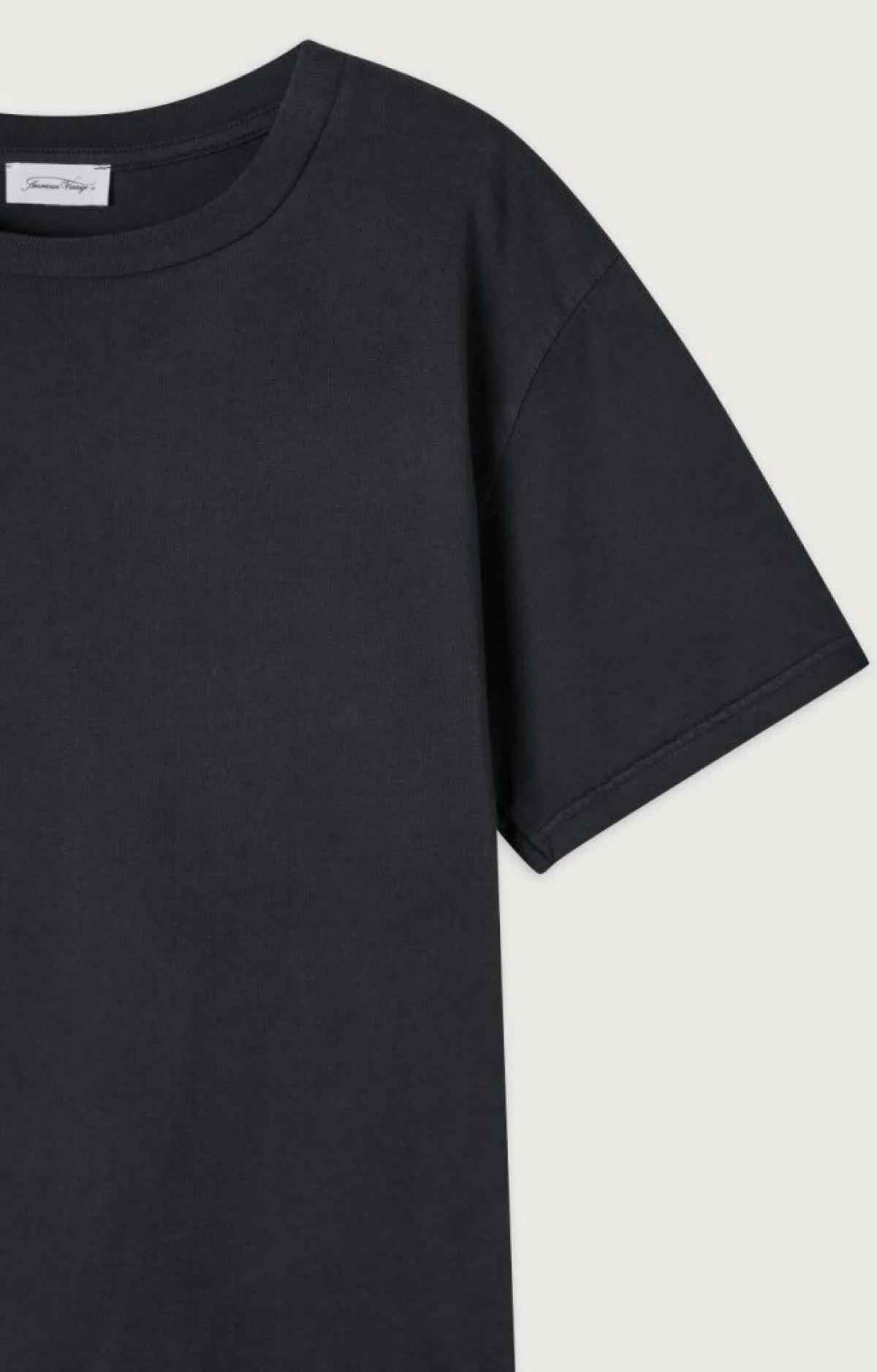 American Vintage Men'S T-Shirt Fizvalley Carbon Vintage Best