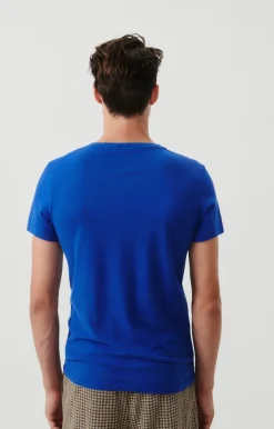 American Vintage Men'S T-Shirt Gamipy Royal Blue Flash Sale