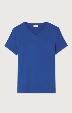 American Vintage Men'S T-Shirt Gamipy Royal Blue Flash Sale