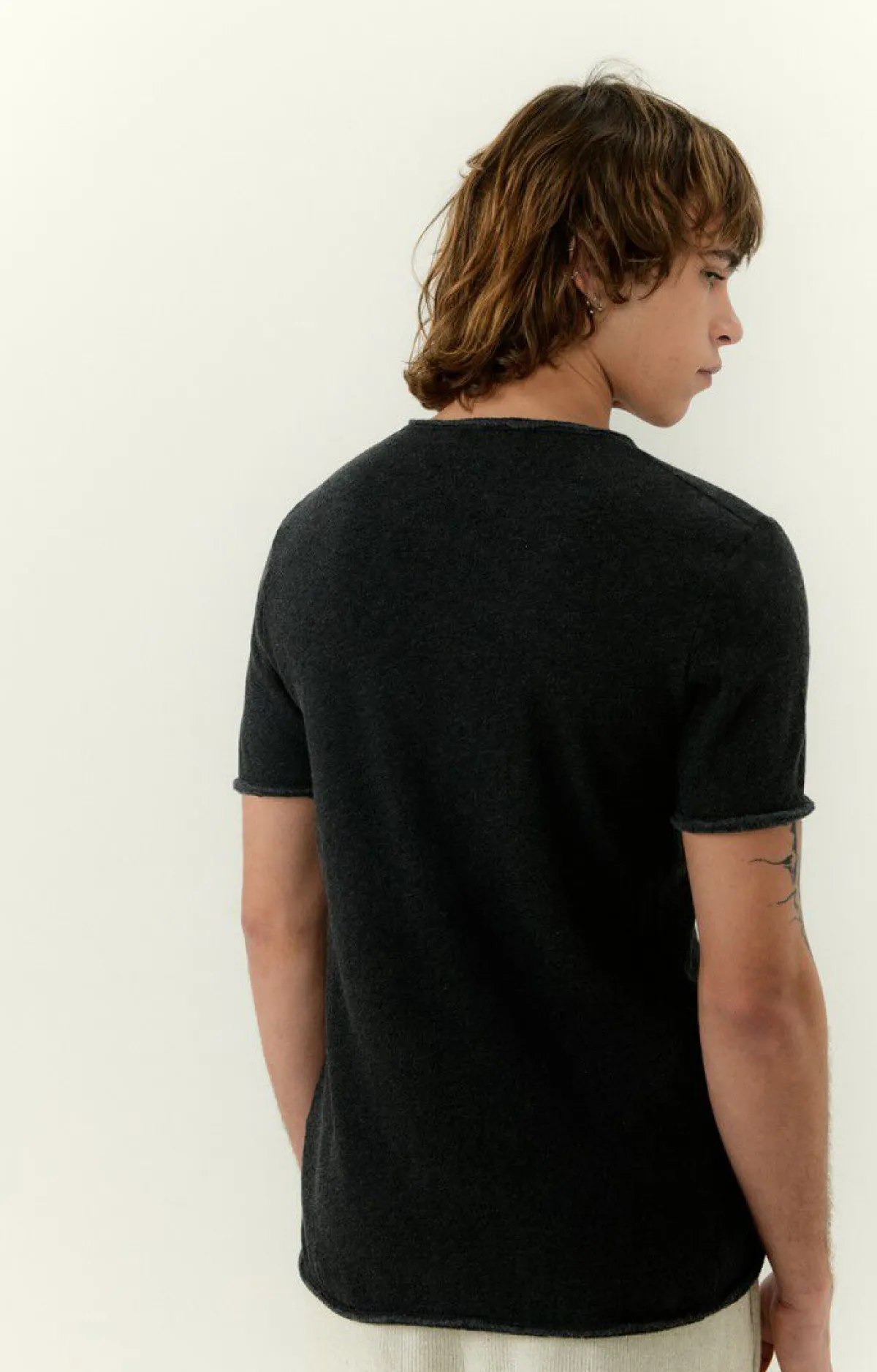 American Vintage Men'S T-Shirt Sonoma Charcoal Melange Sale