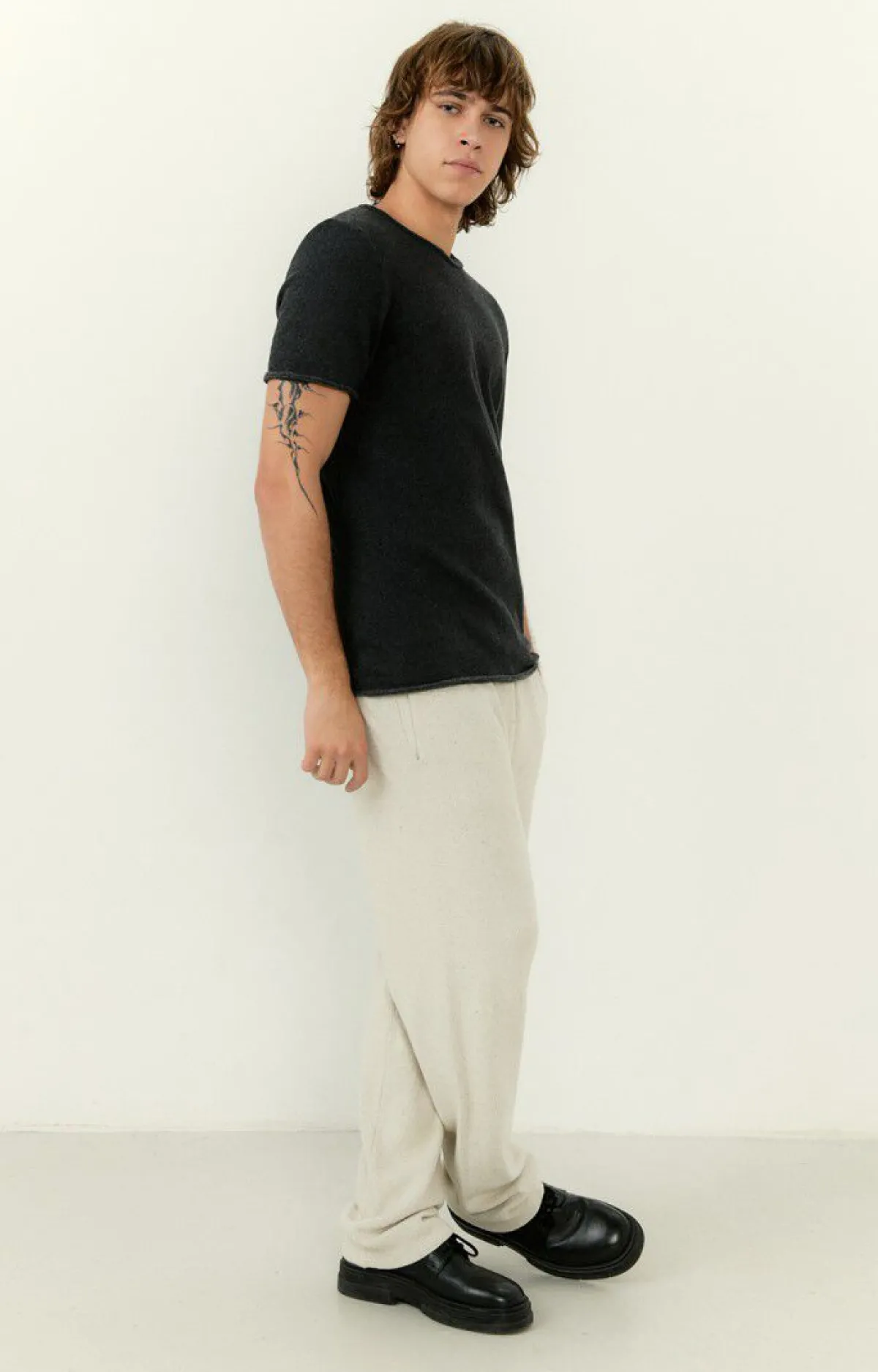 American Vintage Men'S T-Shirt Sonoma Charcoal Melange Sale