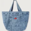 American Vintage Unisex'S Bag Joybird Blue Light Stone Shop
