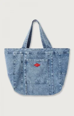 American Vintage Unisex'S Bag Joybird Blue Light Stone Shop