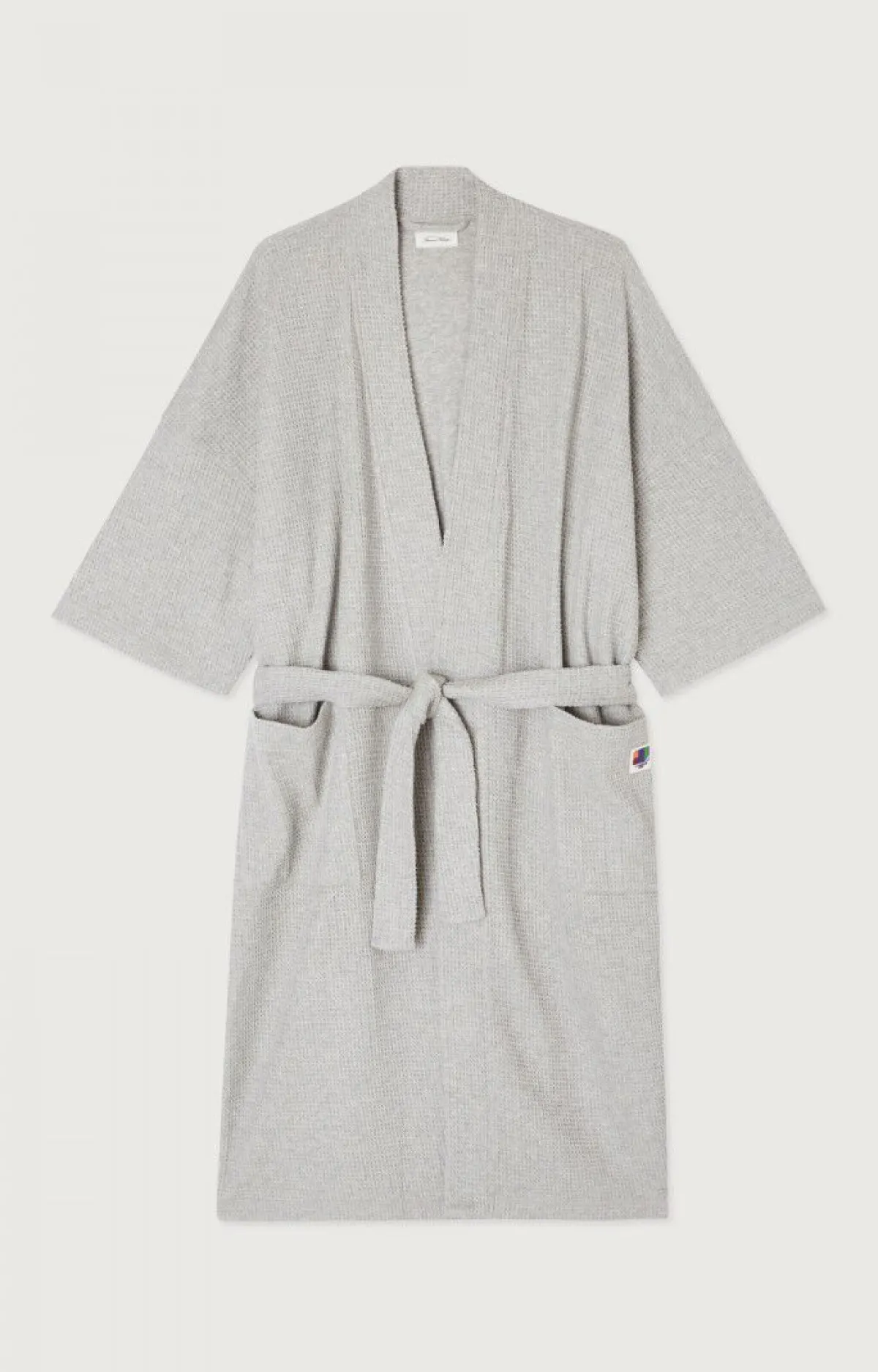 American Vintage Unisex'S Bathrobe Koukoubay Heather Grey Best