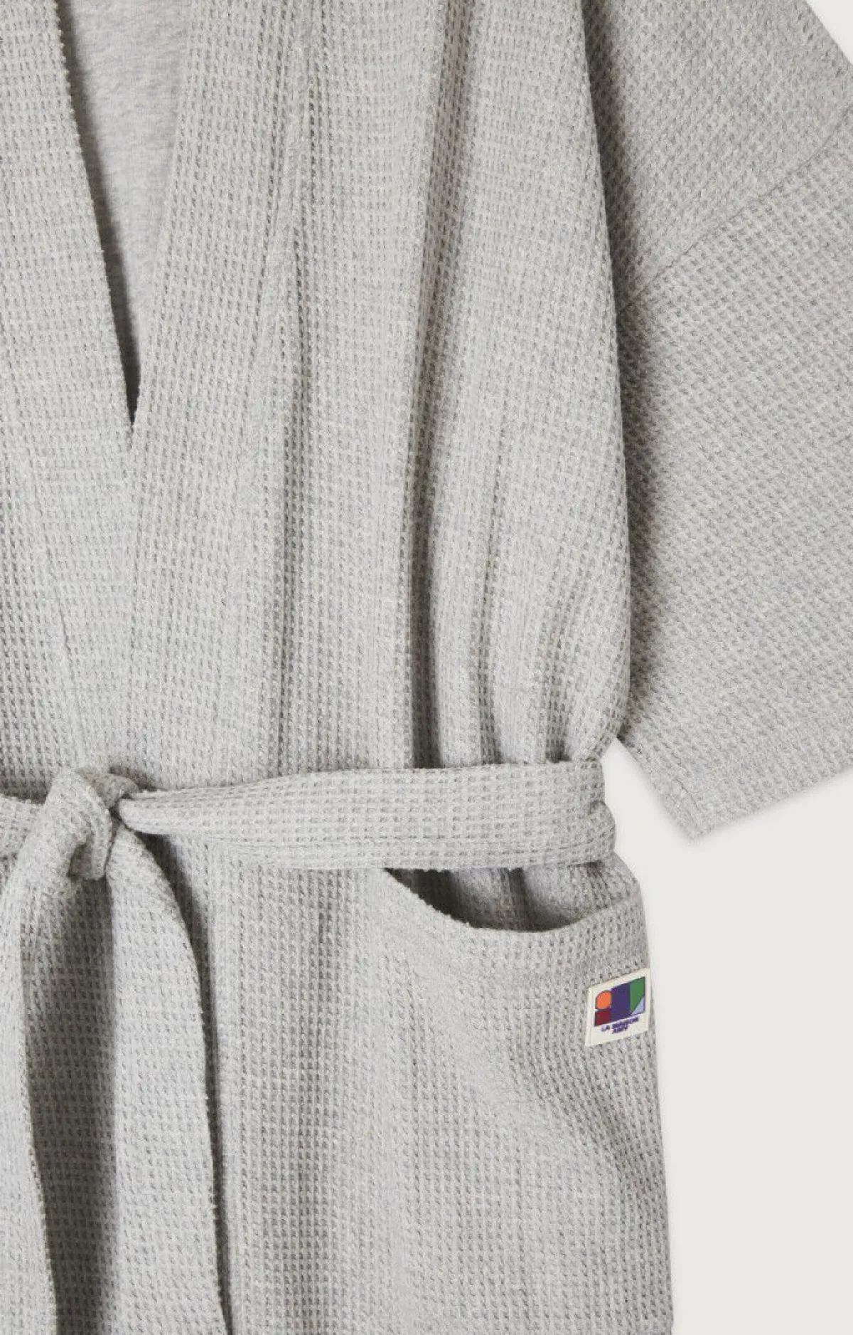 American Vintage Unisex'S Bathrobe Koukoubay Heather Grey Best