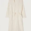 American Vintage Unisex'S Bathrobe Ziky Ecru Outlet