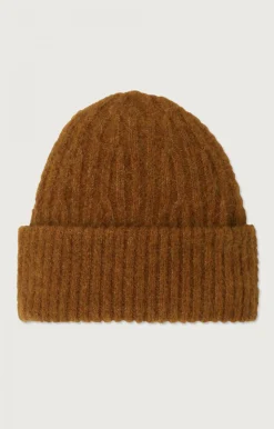 American Vintage Unisex'S Beanie East Melange Cinnamon Shop