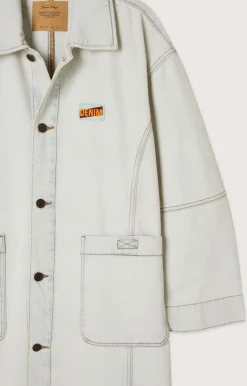 American Vintage Unisex'S Coat Joybird Super Bleached Fashion