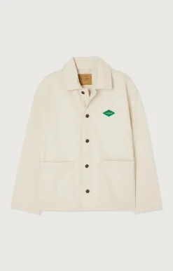 American Vintage Unisex'S Jacket Datcity Ecru Online