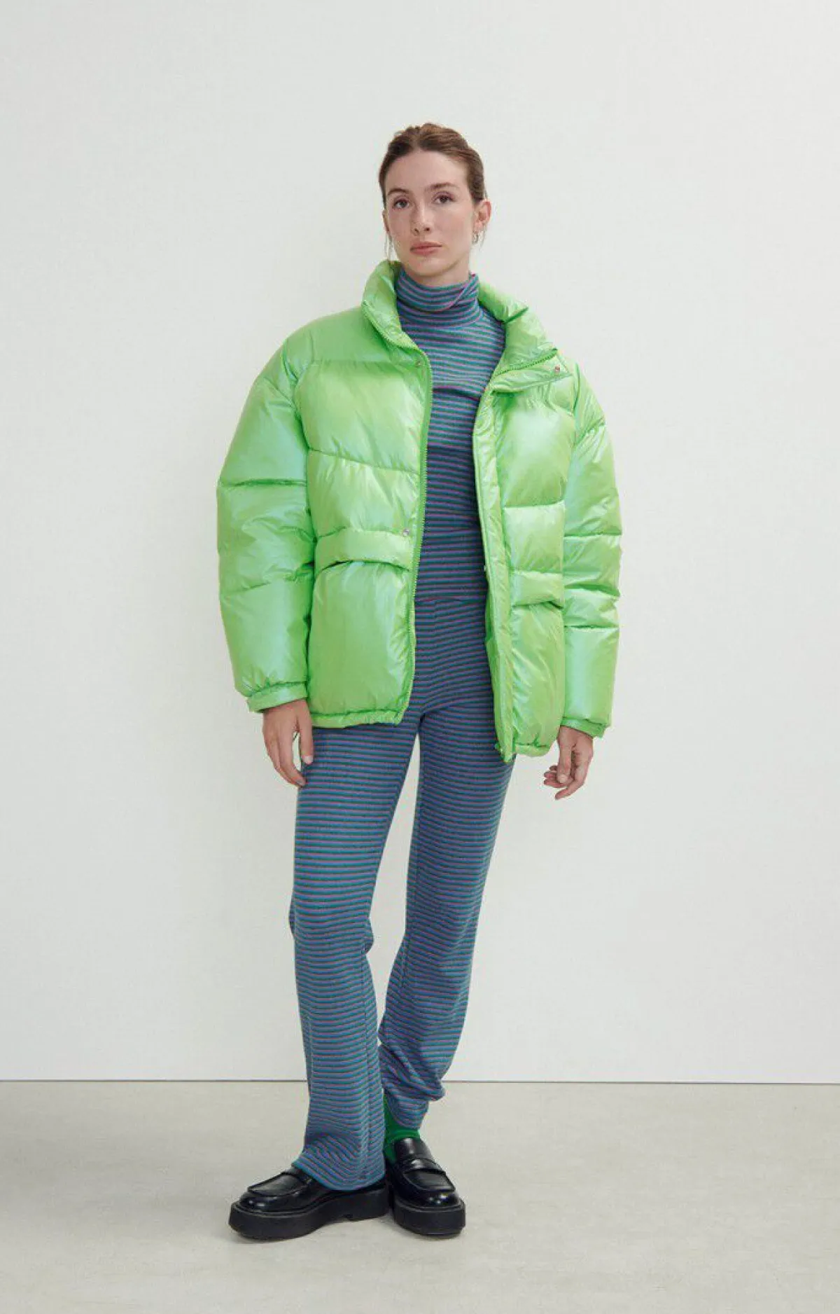 American Vintage Unisex'S Padded Jacket Tymbay Lettuce Shop