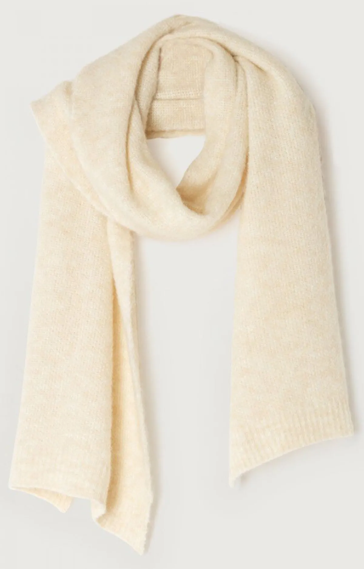 American Vintage Unisex'S Scarf East Pearl Melange Fashion