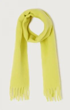American Vintage Unisex'S Scarf Hizlaw Neon Yellow Store