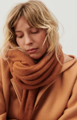 American Vintage Unisex'S Scarf Zinaco Cinnamon Shop