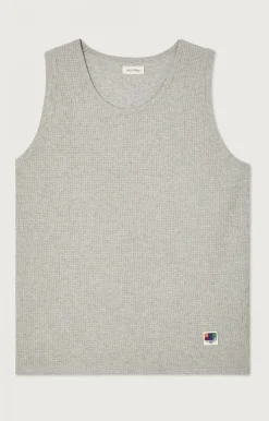 American Vintage Unisex'S Tank Top Koukoubay Heather Grey Best Sale
