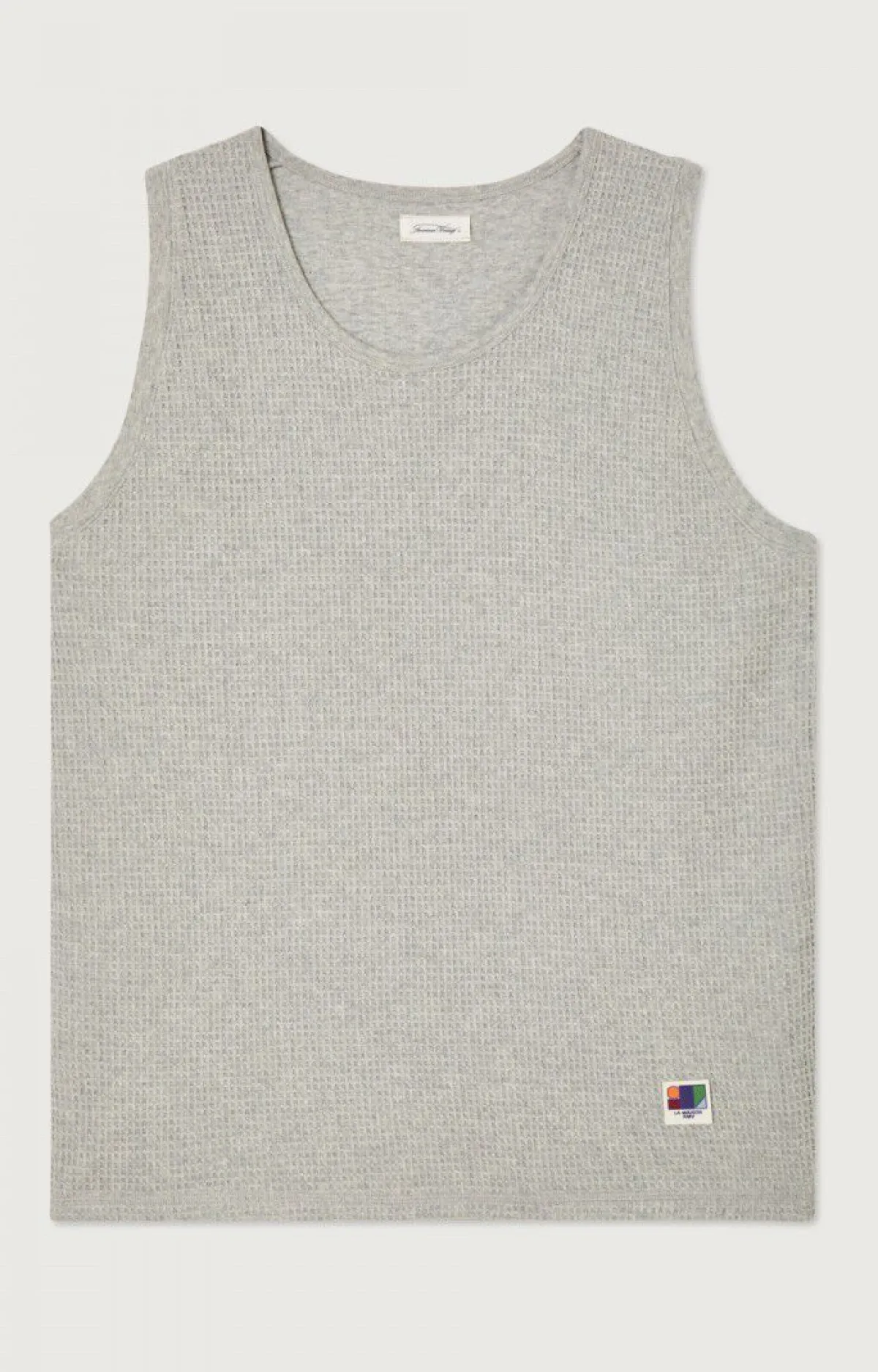 American Vintage Unisex'S Tank Top Koukoubay Heather Grey Best Sale