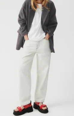 American Vintage Women'S Blazer Bydrock Charcoal Melange Shop