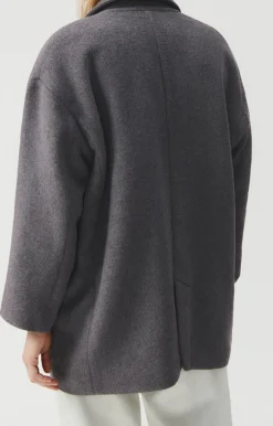American Vintage Women'S Blazer Bydrock Charcoal Melange Shop